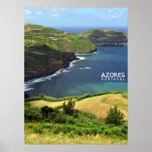 Póster Foto de las islas Azores, Portugal