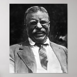 Póster Foto de Laughing Theodore Roosevelt
