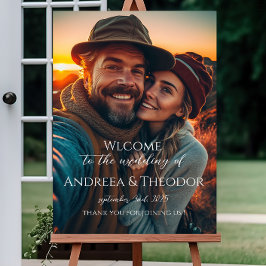 Póster Foto de Letrero de Boda: Personaliza tu Boda Perfe