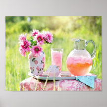 Foto de limonada rosa