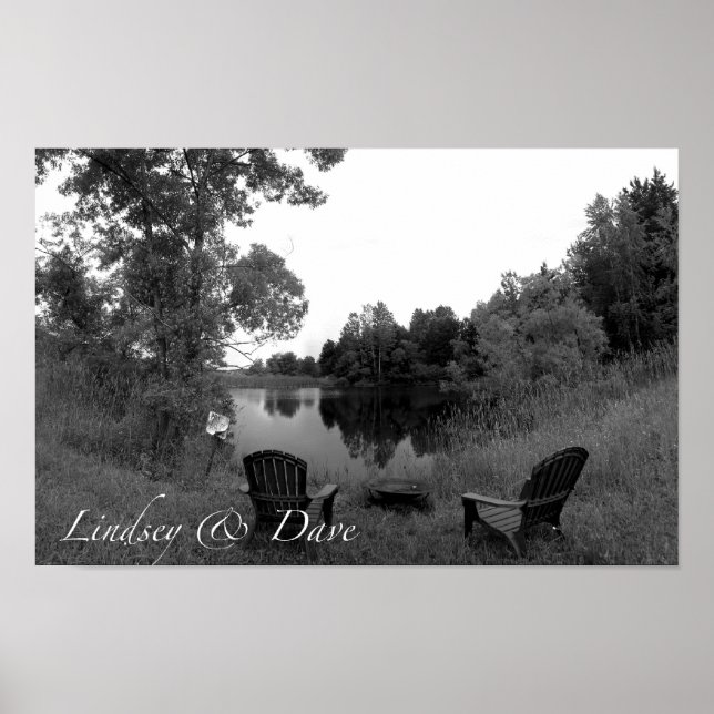 Póster Foto de Lindsey & Dave Engagement (Frente)