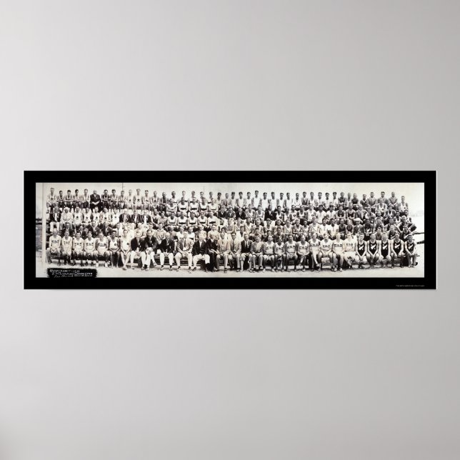 Póster Foto de los equipos olímpicos de remo de 1932 (Frente)