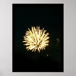 Póster Foto de los fuegos artificiales