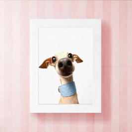 Póster Foto de mascota personalizada moderna | Meeko