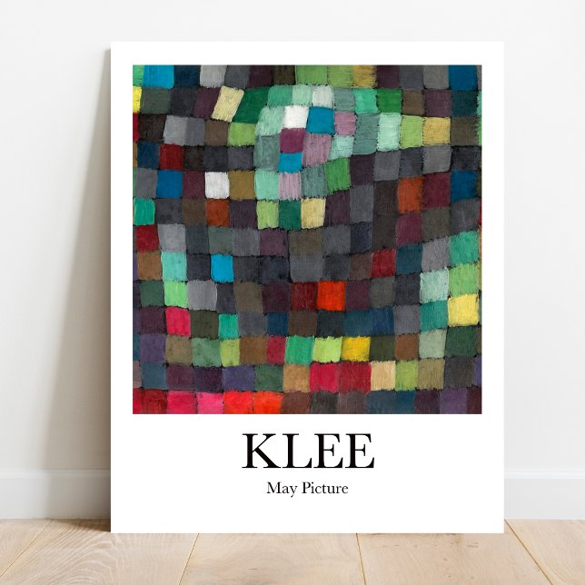 Póster Foto de May de Paul Klee (Klee's whimsical May Picture: Own this iconic surrealist masterpiece!)