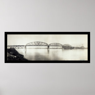 Póster Foto de McKinley Bridge MO 1910