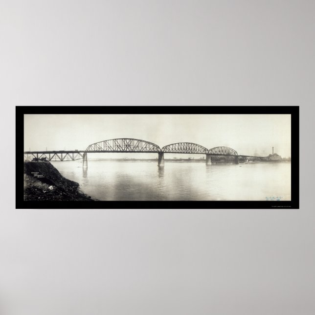 Póster Foto de McKinley Bridge MO 1910 (Frente)