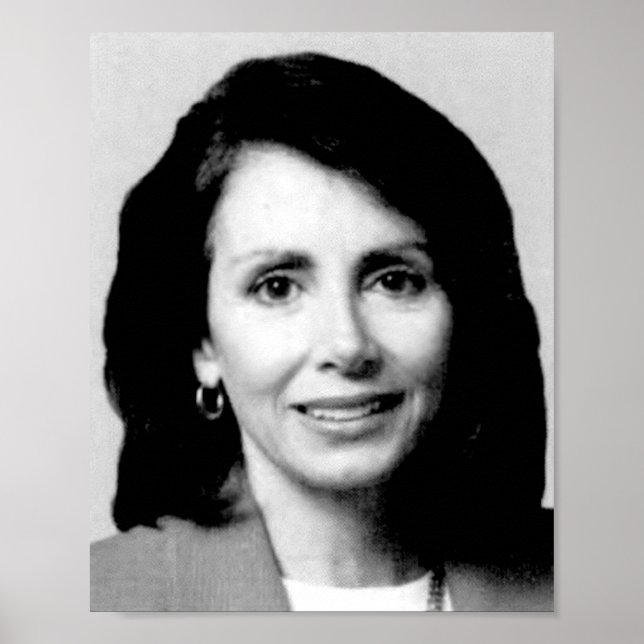 Póster Foto de Nancy Pelosi para el Congreso (Frente)