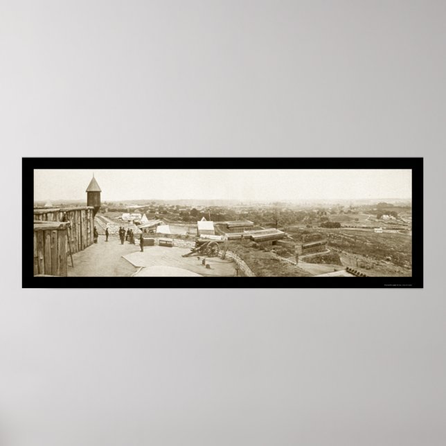 Póster Foto de Nashville TN Ft Negley 1864 (Frente)