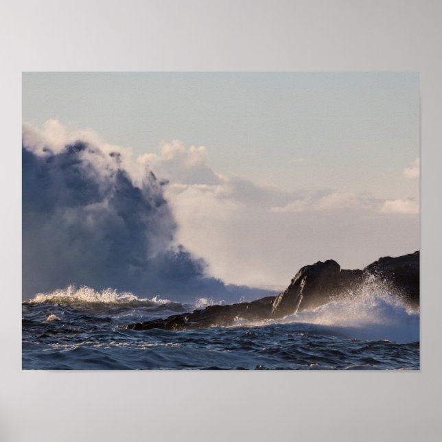 Póster Foto de noruega de la costa (Frente)