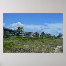 Póster Foto de Paraíso de Vacaciones en Isla Tropical