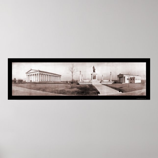 Póster Foto de Parthenon Nashville TN 1909 (Frente)
