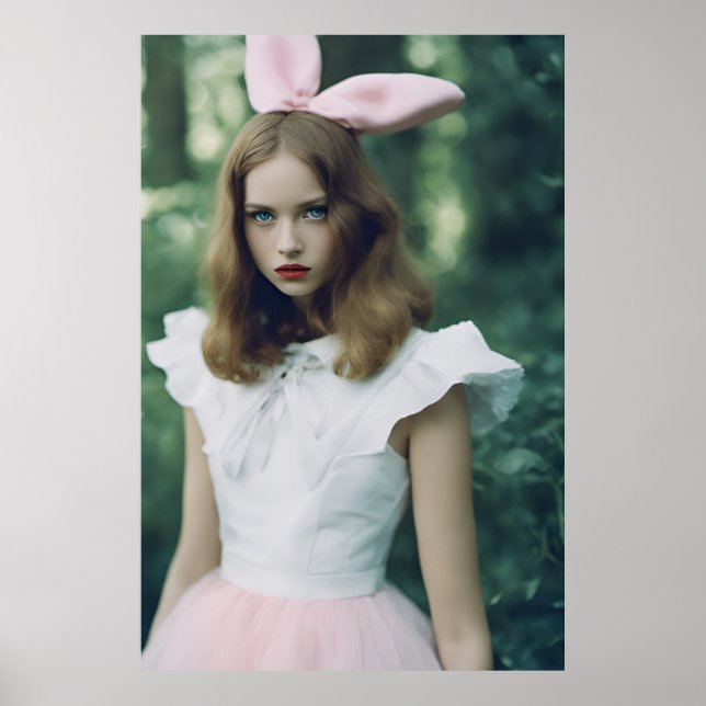 Póster Foto de película caducada de Alice in Forest Fashi (Frente)