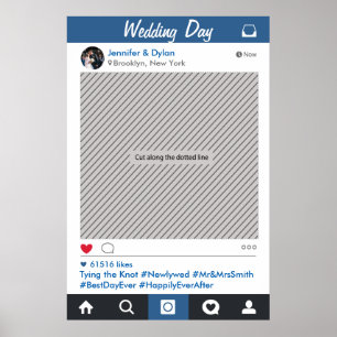 Póster Foto de perfil de Fiesta de tramas de medios socia