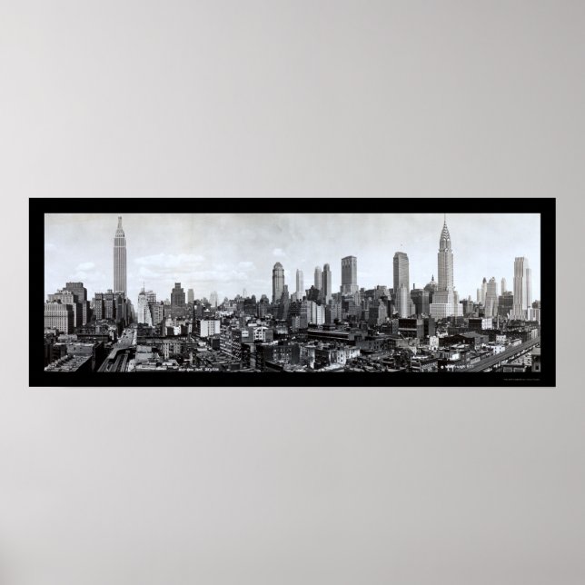Póster Foto de perfil de Mid-New York 1931 (Frente)