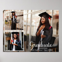 Póster Foto de Personalizado de graduación