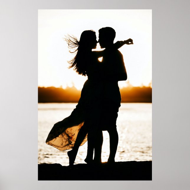 Póster Foto de personalizado Hacer que sea única (Frente)