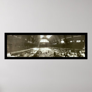 Póster Foto de Plunge de Santa Cruz, 1908