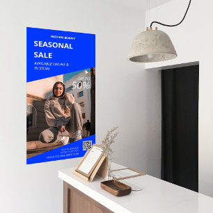 Póster Foto de producto moderna en la tienda promoción co