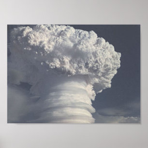 Póster Foto de prueba nuclear
