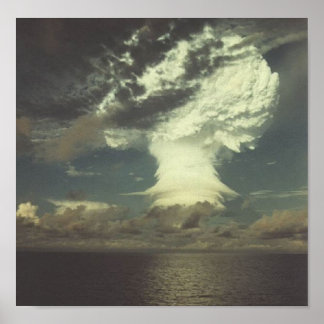Póster Foto de prueba nuclear "Mike"