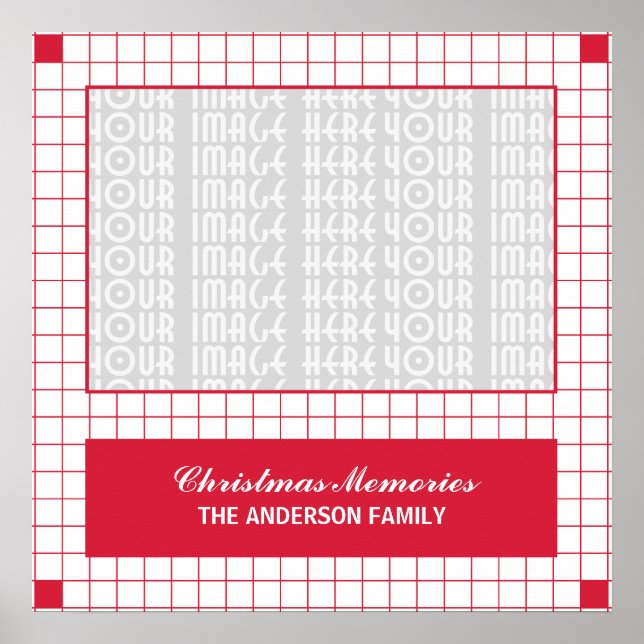 Póster Foto de Red Grid (Frente)