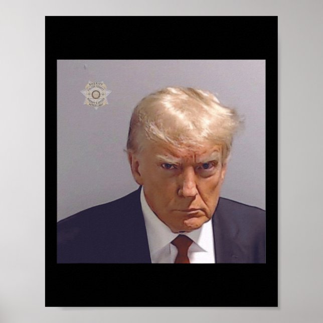 Póster Foto De Reserva De Donald Trump (Frente)