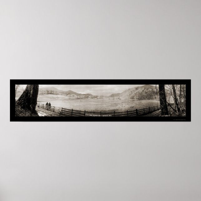 Póster Foto de reserva india de Cherokee NC 1909 (Frente)