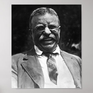 Póster Foto de risa de Theodore Roosevelt