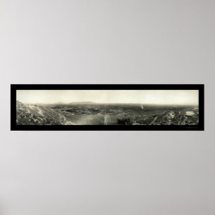 Póster Foto de Riverside CA Panorama 1907
