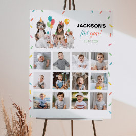 Póster Foto de Rótulo de perros Fiesta de perros de bebé