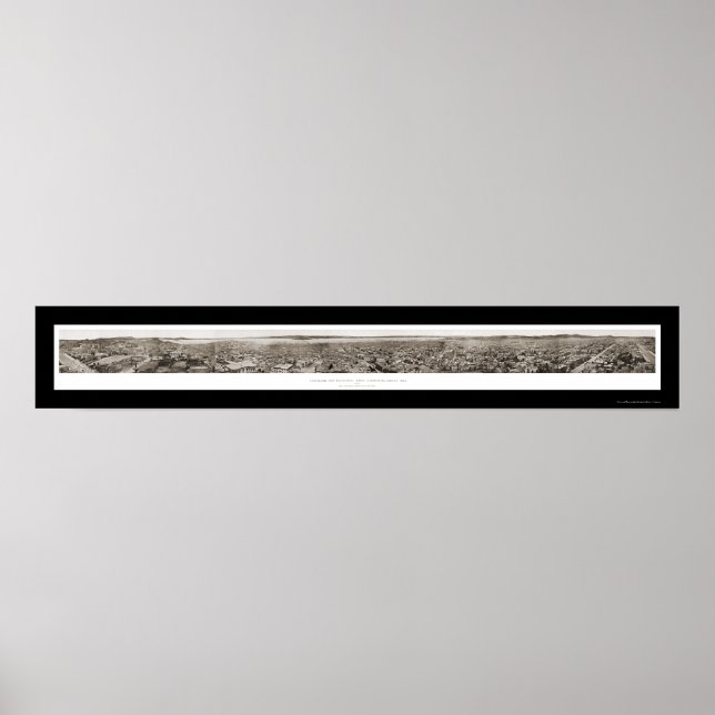 Póster Foto de San Francisco 1877 (Frente)