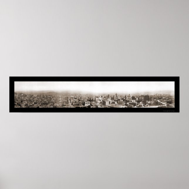 Póster Foto de San Francisco CA 1909 (Frente)
