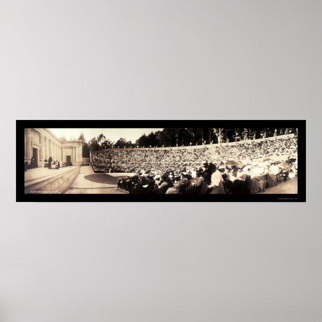 Póster Foto de Sarah Bernhardt Phedre en Berkeley CA 1906 (Frente)