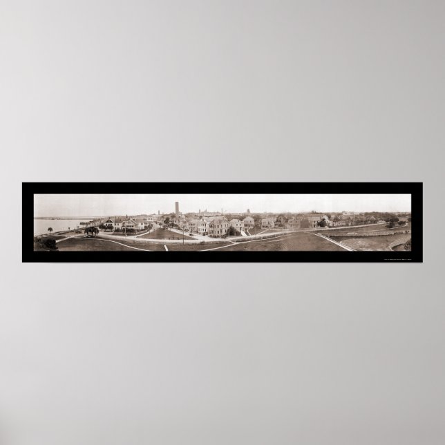 Póster Foto de St Augustine FL 1912 (Frente)