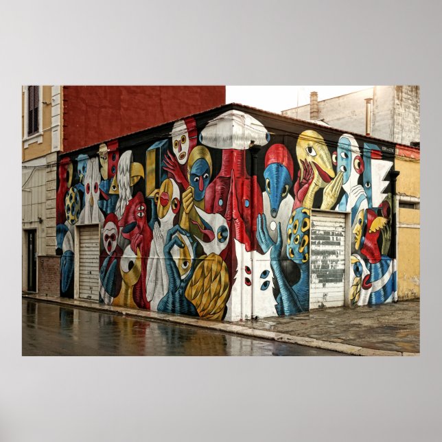 Póster Foto de Street Art (Frente)