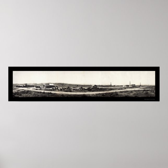 Póster Foto de Taft CA Oil Kern 1910 (Frente)