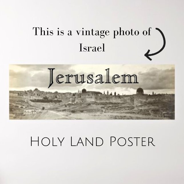 Póster Foto de Tierra Santa de Jerusalén (Subido por el creador)