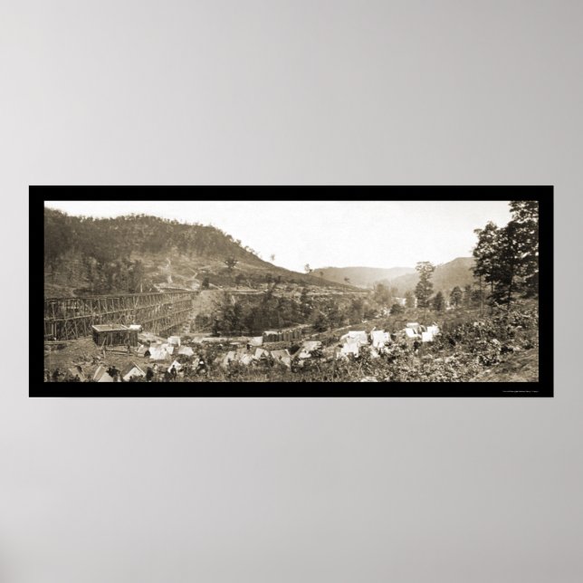 Póster Foto de TN, de 1864, de la guerra civil (Frente)