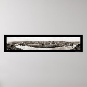 Póster Foto de tren de Lynchburg VA 1913