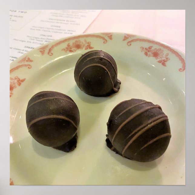 Póster Foto de Trufas (Frente)