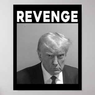 Póster Foto de Trump en la cárcel - Venganza - trump 2025