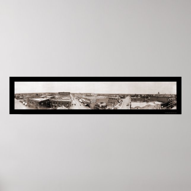 Póster Foto de Tulsa Oklahoma 1908 (Frente)