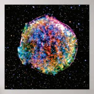 Póster Foto de Tycho Supernova SN 1572 Espacio Ultraterre