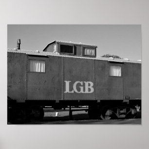 Póster Foto de Vagón de Tren