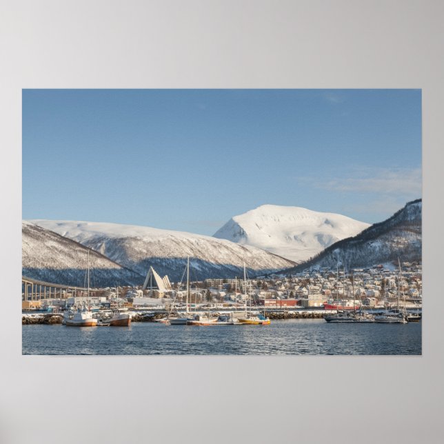 Póster Foto de viaje de Tromso Noruega (Frente)
