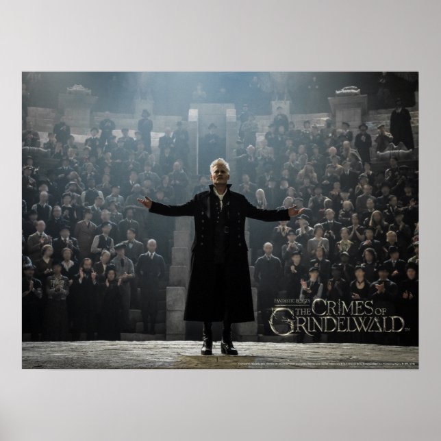 Póster Foto de voz de GELLERT GRINDELWALD™ (Frente)