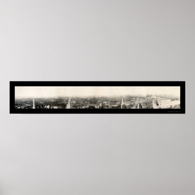 Póster Foto de Washington DC 1909 (Frente)