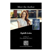 Foto del autor y código QR de visualización person