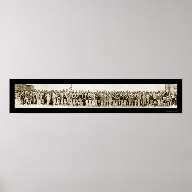 Póster Foto del desfile de belleza Shriner 1925 (Frente)